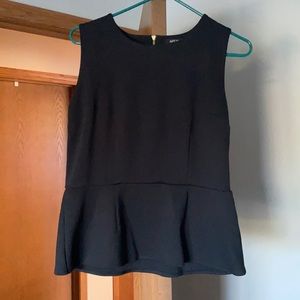 Apt 9 black peplum tank top